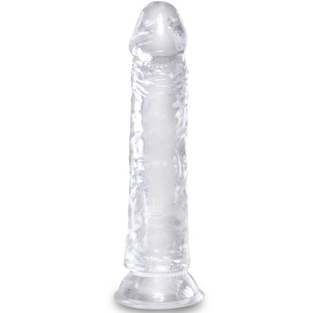 KING COCK - HELDERE REALISTISCHE PENIS 19,7 CM TRANSPARANT