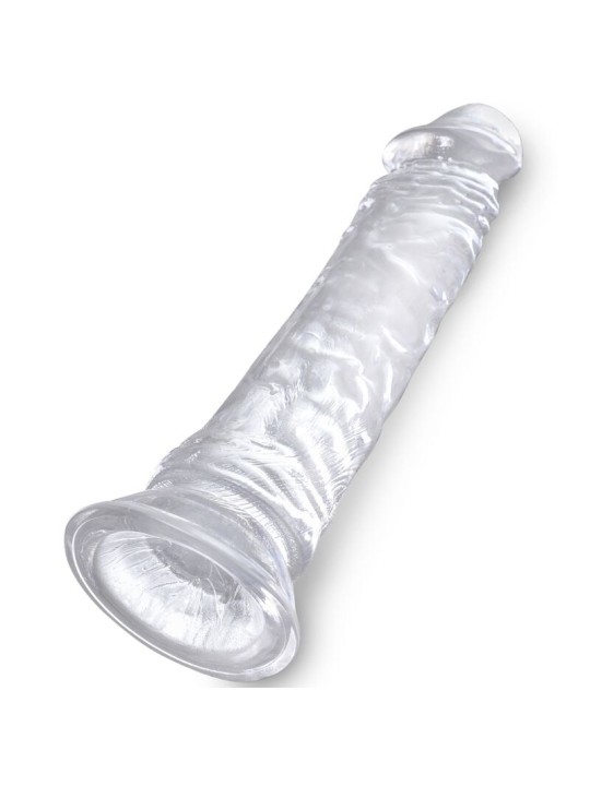 KING COCK - HELDERE REALISTISCHE PENIS 19,7 CM TRANSPARANT