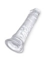 KING COCK - PÉNIS RÉALISTE CLAIR 19.7 CM TRANSPARENT