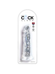 KING COCK - PÉNIS RÉALISTE CLAIR 19.7 CM TRANSPARENT