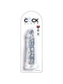 KING COCK - PÉNIS RÉALISTE CLAIR 19.7 CM TRANSPARENT