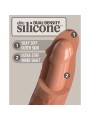 KING COCK - ÉLITE DILDO REALÍSTICO SILICONA 15.2 CM CARAMELO