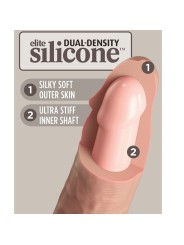 KING COCK - ELITE REALISTIC SILICONE DILDO 15.2 CM