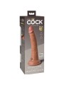 KING COCK - ELITE DILDO DE SILICONE REALÍSTICO 17.8 CM CARAMELO