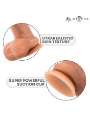 MR INTENSE - BRUCE XL DILDOR DE SILICONE COM TESTÍCULOS 25,5 CM -Ø- 5,