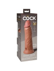 KING COCK - ELITE REALISTISCHER SILIKONDILDO 20.3 CM KARAMELL