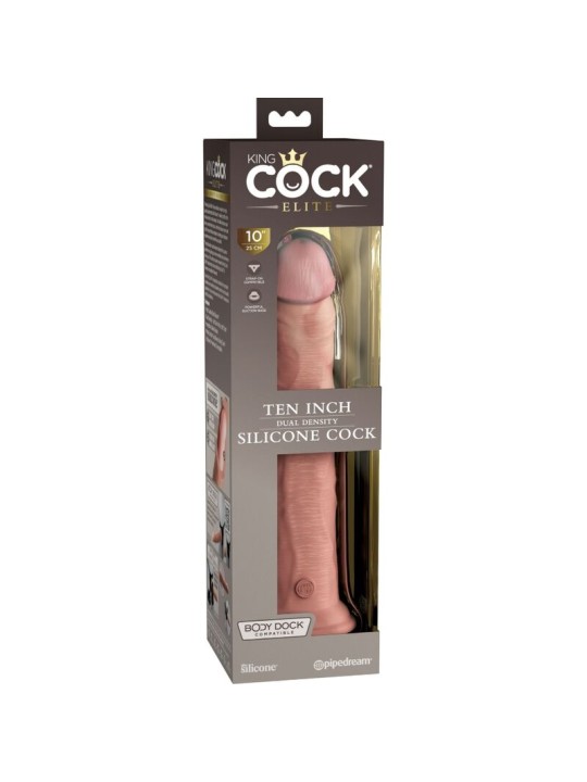 KING COCK - ELITE REALISTISCHER SILIKONDILDO 25.4 CM