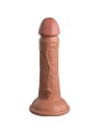 KING COCK - ÉLITE DILDO REALÍSTICO VIBRADOR & SILICONA 15.2 CM CARAMEL