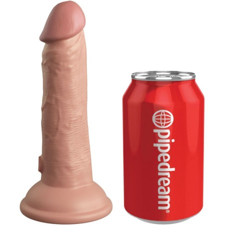 KING COCK - ELITE REALISTISCHER DILDO MIT VIBRATION UND SILIKON 15.2 C