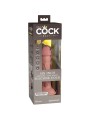 KING COCK - ELITE GODE RÉALISTE VIBRANT & SILICONE 15.2 CM