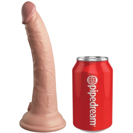 KING COCK - ELITE VIBRATORE DILDO REALISTICO E TELECOMANDO IN SILICONE