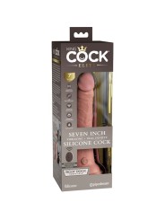 KING COCK - ELITE REALISTIC DILDO VIBRATOR & SILICONE REMOTE CONTROL 1