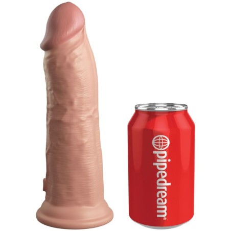KING COCK - ELITE REALISTISCHE VIBRERENDE & SILICONEN DILDO 20,3 CM