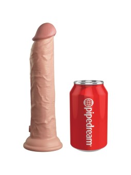 KING COCK - ÉLITE DILDO REALÍSTICO VIBRADOR & SILICONA CONTROL REMOTO 