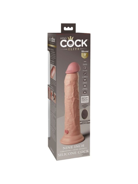 KING COCK - ELITE REALISTISCHER DILDO VIBRATOR & SILIKON FERNBEDIENUNG