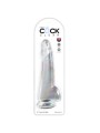 KING COCK - CLEAR DILDO MIT HODEN 19 CM TRANSPARENT