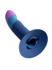 ROMP - DILDO IN SILICONE PICCOLO CON VENTOSA TRICOLORE 14 CM