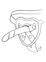 ROMP - PICCOLO SILICONEN DILDO MET DRIEKLEURIGE ZUIGNAP 14 CM