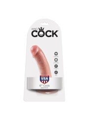 KING COCK - 6 NATUURLIJKE PENIS 15,2 CM