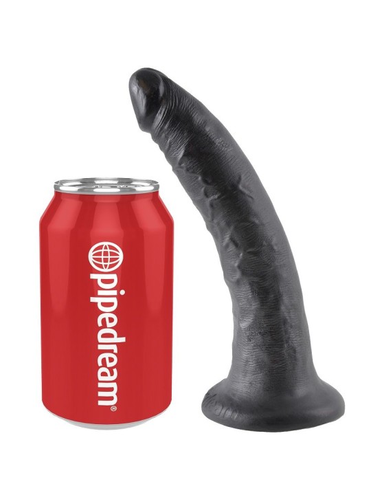 KING COCK - DILDO NERO 17.8 CM