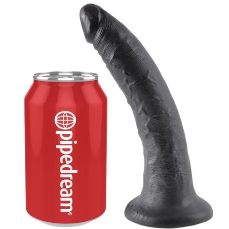 KING COCK - ZWARTE PENIS 17,8 CM