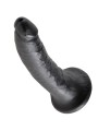 KING COCK - ZWARTE PENIS 17,8 CM