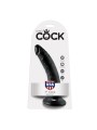KING COCK - ZWARTE PENIS 17,8 CM
