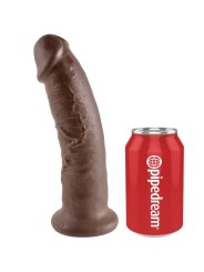 KING COCK - 9 PENE MARRÓN 22.9 CM