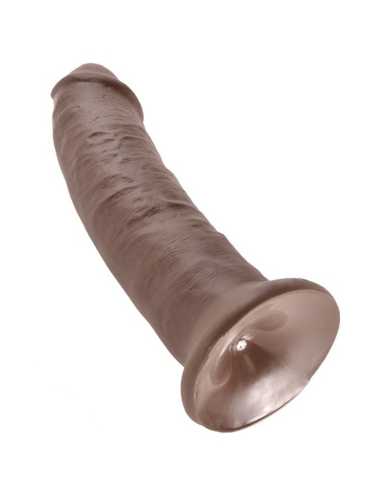 KING COCK - 9 PENE MARRÓN 22.9 CM