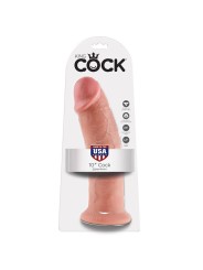 KING COCK - 10 PENE NATURAL 25.4 CM