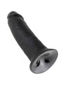 KING COCK - ZWARTE PENIS 25 CM