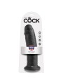 KING COCK - ZWARTE PENIS 25 CM