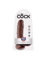 KING COCK 8" COCK BROWN WITH BALLS 20.3 CM