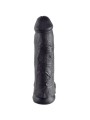 KING COCK - DILDO BLACK WITH BALLS 30.48 CM