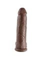 KING COCK - PENE REALÍSTICO MARRÓN 30.48 CM