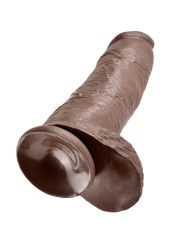 KING COCK - PENE REALÍSTICO MARRÓN 30.48 CM