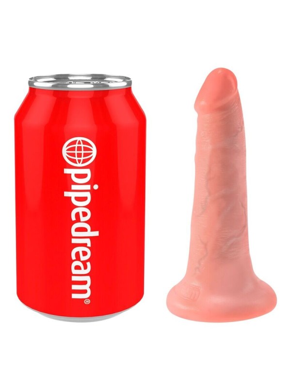 KING COCK - DILDO WITH BALLS 14 CM FLESH