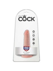 KING COCK - DILDO COM BOLAS 14 CM CARNE