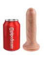 KING COCK - DILDO REALÍSTICO UNCUT NATURAL 15 CM