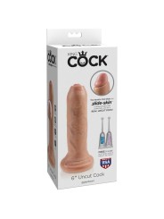 KING COCK - 15 CM NATUURLIJKE ONGESNEDEN REALISTISCHE DILDO