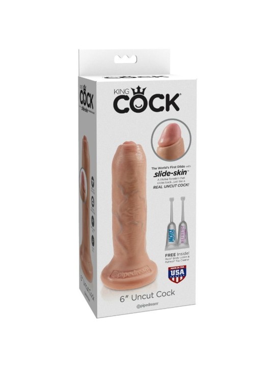 KING COCK - GODE RÉALISTE CHAIR NON COUPÉ 15 CM