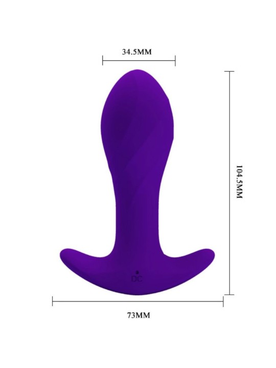 PRETTY LOVE - VIBRATEUR ANAL LILAS