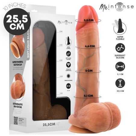 MR INTENSE - GARY XL ULTRA-REALISTIC SILICONE COCK WITH TESTICLES 25.5
