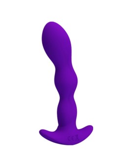 PRETTY LOVE - MASAJEADOR ANAL 12 MODOS VIBRACIÓN LILA