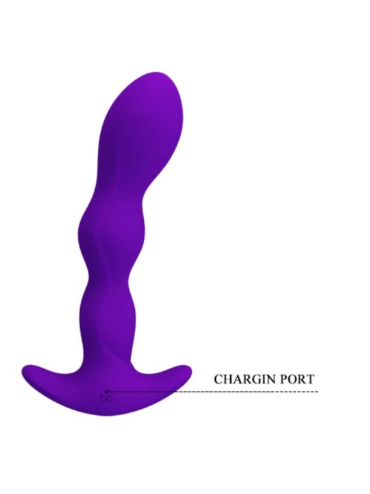 PRETTY LOVE - ANAL MASSAGER 12 MODOS DE VIBRAO LILAC