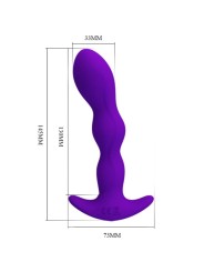 PRETTY LOVE - ANAL MASSAGER 12 MODOS DE VIBRAO LILAC