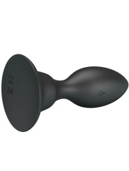 MR PLAY - PLUG ANAL CON VIBRACIÓN NEGRO CONTROL REMOTO