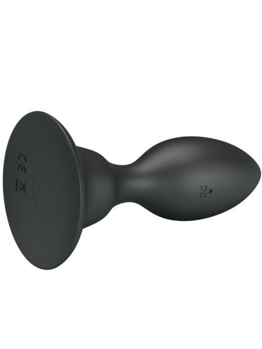 MR PLAY - ANALSTECKER MIT VIBRATION, SCHWARZE FERNBEDIENUNG