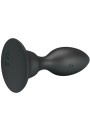 MR PLAY - ANALSTECKER MIT VIBRATION, SCHWARZE FERNBEDIENUNG