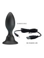 MR PLAY - PLUG ANAL CON VIBRACIÓN NEGRO CONTROL REMOTO